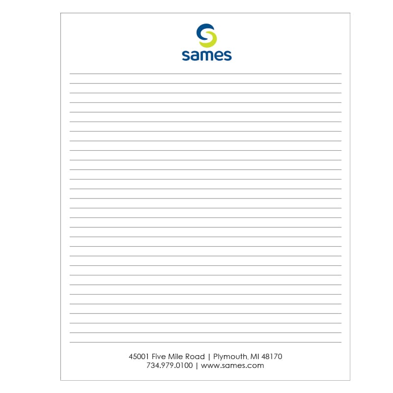 Sames Lined Scratch Pad